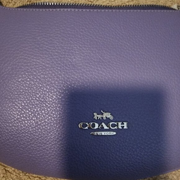 NWT Coach Medium Payton Hobo Leather Handbag in Light Violet - Picture 2 of 6